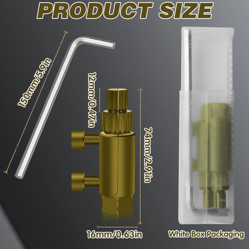 CYUXING Broken Valve Thread Extractor Broken Pipe Thread Extractor Tool,