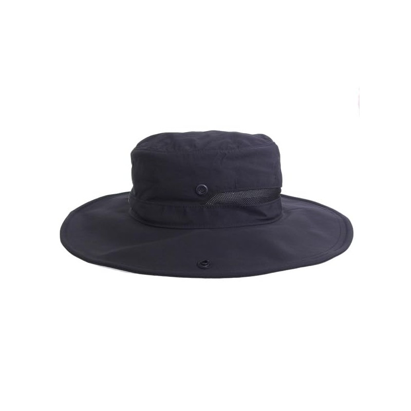 Montbell 1108743 Wide Brim Hat, Men's, Women's, Small, Nylon, Black,
