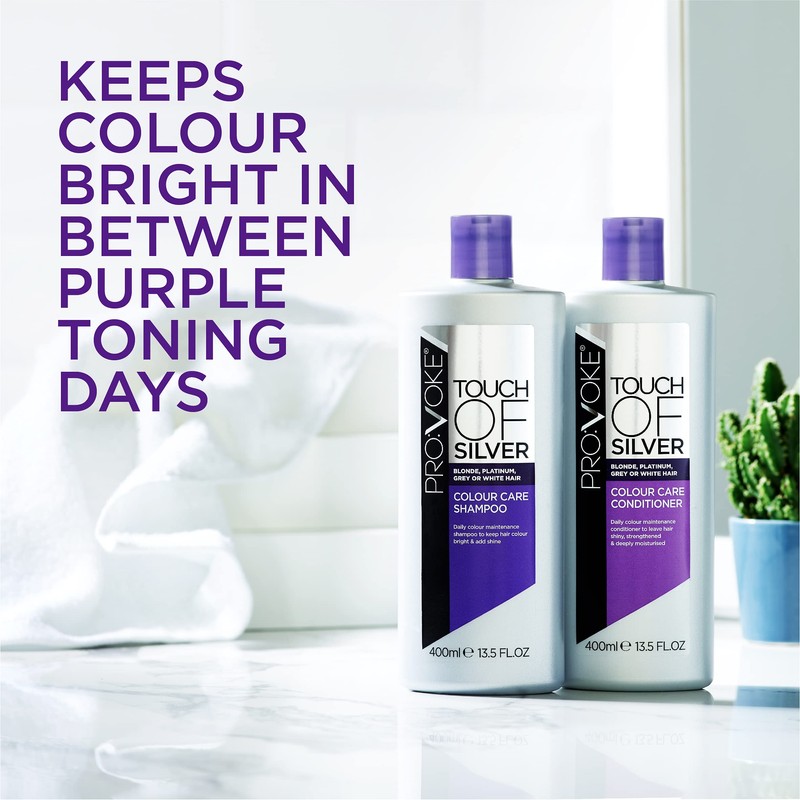 Provoke Touch Of Silver Colour Care Conditioner, 400ml