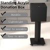 MOOFI Suggestion Box with Lock, Acrylic Ballot Box with Locking