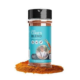 Luke's Blend Korean BBQ Style Seafood Seasoning (One 3.2oz Bottle)