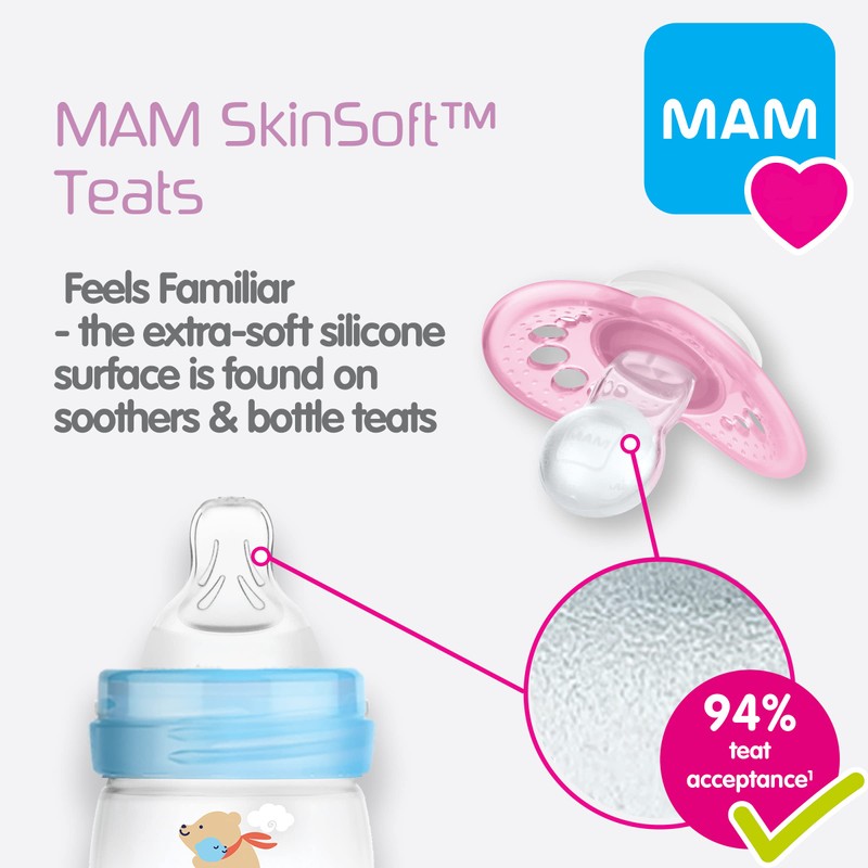 MAM Easy Start Self Sterilising Anti-Colic Baby Bottle 2 Pack