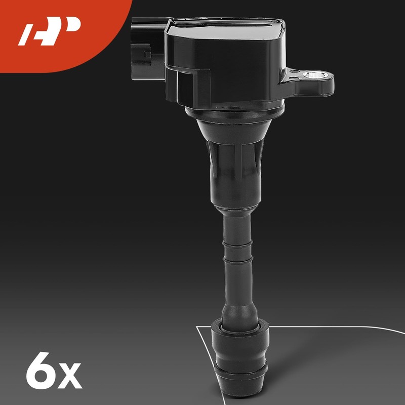 A-Premium Set of 6 Ignition Coil Pack and Iridium Spark