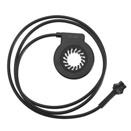 ECSiNG Electric Bicycle Pedal KT-V6L 6 Magnets Singal Hall Assist Sensor PAS Pedal System Waterproof Plug Cadence Speed E-Bike Sensor Accessories Black Socket Plug