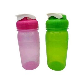 Rubbermaid 14 oz. Reusable Refillable Water Bottles Pink & Green 2 Pack