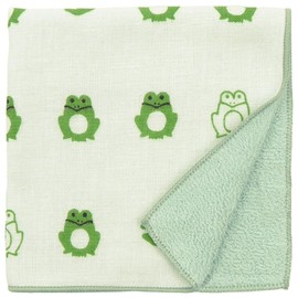 Wataol Semi Washed Towel Handkerchief, Pyoko Frog