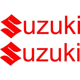 Suzuki Logo Car Motorcycle UTV SNOWMOBILE STICKERS  DECALS  4.5' X 15''