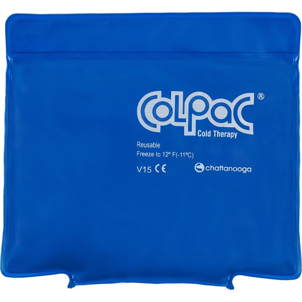 Chattanooga-00-1504 ColPac Reusable Gel Ice Pack Cold Therapy for Wrist, Ankle, Knee, Arm, Elbow for Aches, Swelling, Bruises, Sprains, Inflammation (5.5" x 7.5")Pack of 1 - Blue