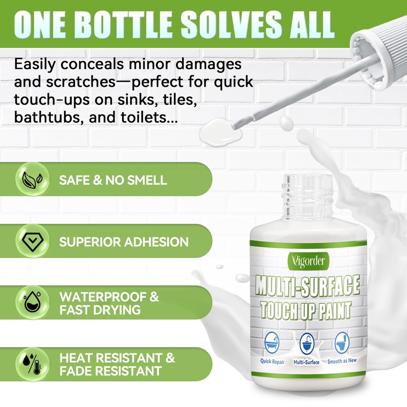 White Touch Up Paint Pen, White Paint for Wall, Door,