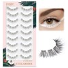 10 pairs Natural False eyelashes 3D Fake Lashes 100% Handmade