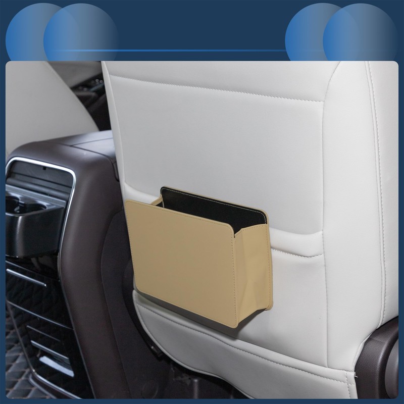 INFINAUTO Car Trash Can Car Door Back Seats 7.9" Length
