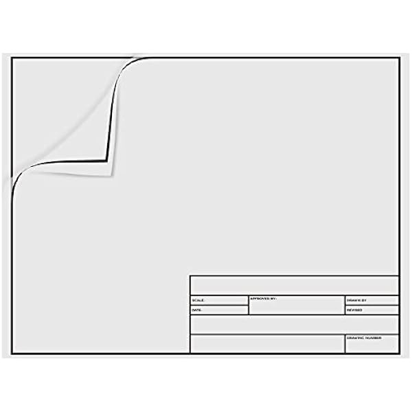 Geyee 10 Sheets Architectural Vellum Paper Translucent White Vellum Sheets