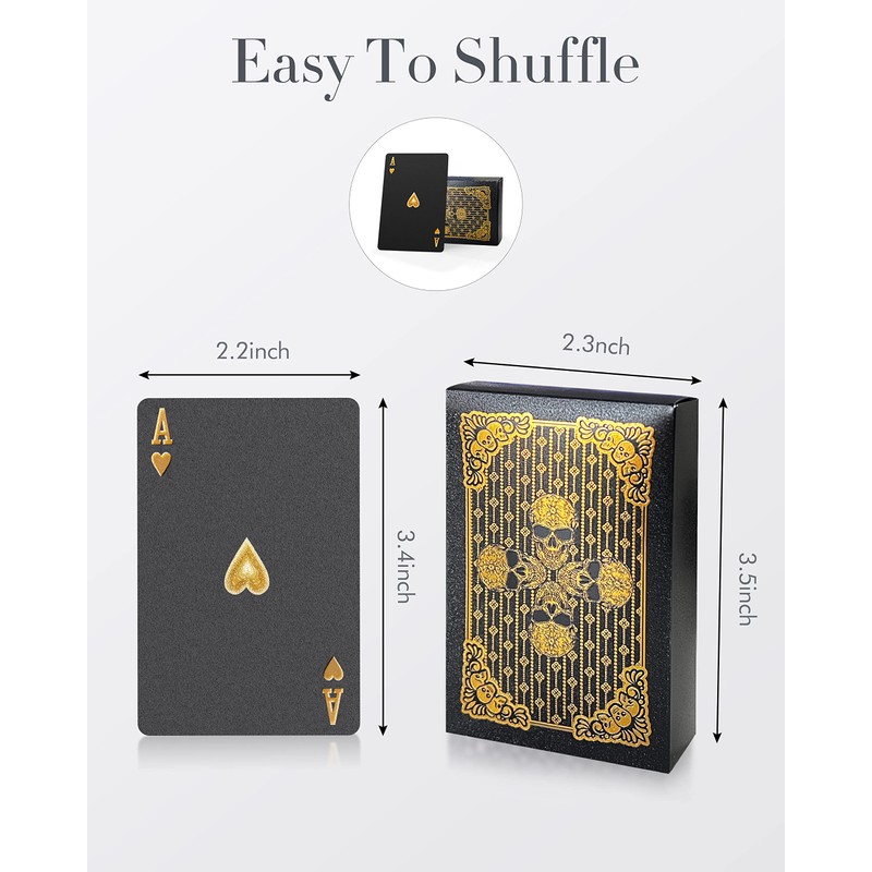 BIERDORF Waterproof Playing Cards Plastic Playing Cards Deck of Cards