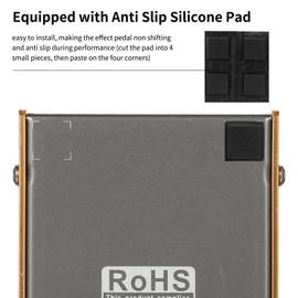 IRIN Mini Guitar Effect Pedal Fe-der 57del-xe Speaker Simulator Cabinet Simulator Guitar Effector Pedal Speaker Simulation for Guitar Bass - American Sound (Gold)