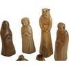 Holy Land Market Olive Wood Carved Nativity Set - Medium