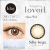 ラヴェール（loveil） 1day 1箱10枚入 14.2mm （-4.25,シルキーベージュ）