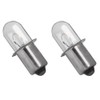 GULUANT 2 Pack 18 Volt Flashlight Replacement Xenon Bulb for