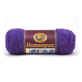 Lion Brand Yarn 790-421 Homespun Yarn, Purple Haze