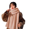 YorBurn Women's Scarf, Large, Autumn/Winter, Shawl, Long Scarf, Cold Protection,