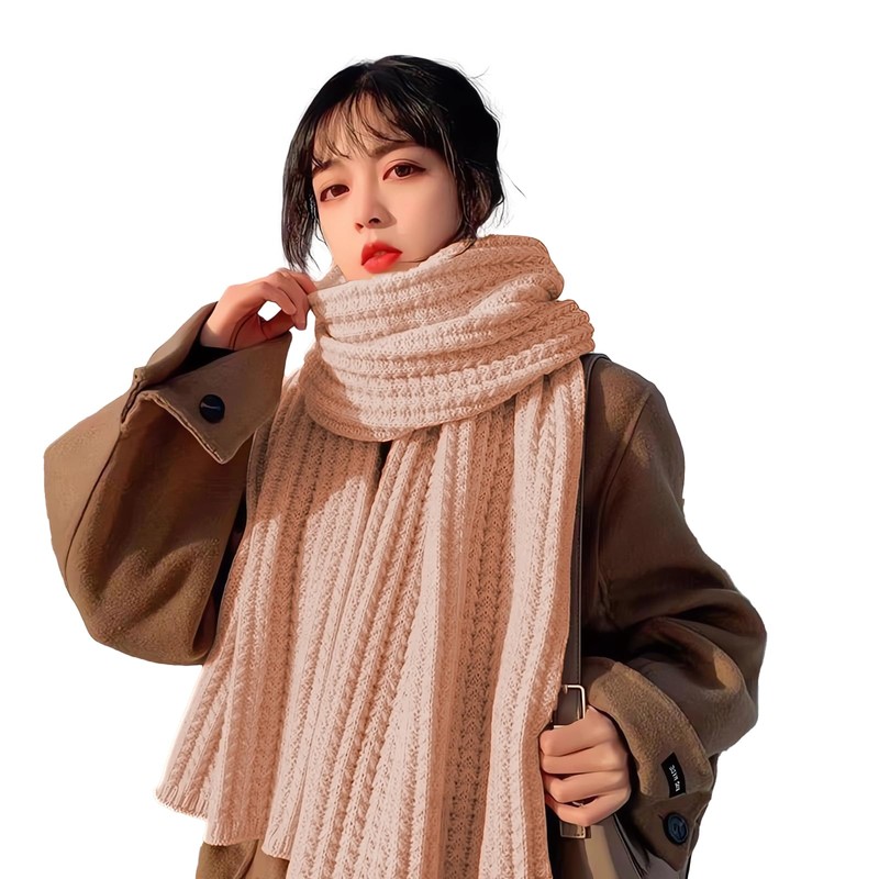 YorBurn Women's Scarf, Large, Autumn/Winter, Shawl, Long Scarf, Cold Protection,