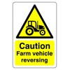 Safety First Display LTD Caution farm vehicle reversing sign -