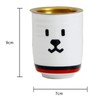 White Cat Pattern Ceramic Incense Burner, Simple and Modern Ceramic