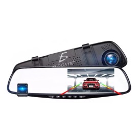 Ele-Gate Kit De Dos Cámaras Y Pantalla / Retrovisor Delantera Trasera