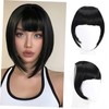 Beavorty Clip In Bangs Hair Extension Lightweight Fake Bang Fringe