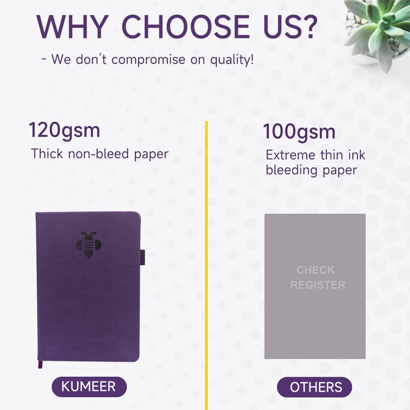 KUMEER Check Register – Elegant Check Registers for Personal Checkbook