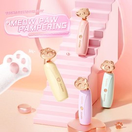 Flower and Ballad Meow Claw Lifting and Tightening Inductive Therapeutical Instrument Massage Import Promote Skin Care Products Suction - Color: HH18-01 (Strawberry Powder)