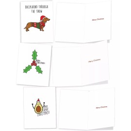 The Best Card Company - 20 Tarjetas Navideñas De Animales, A