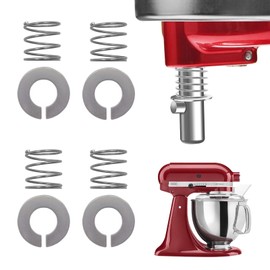 Stainless Steel Spring and Washer Compatible with Kitchen Aid Stand Mixer 3.5/4/5/6/7/8 Quart, Pack of 4