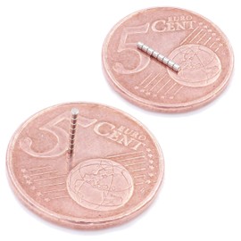 Brud Azon – 100x Mini 1x1 mm Neodymium Magnets Ultra – N52 Neodymium Strongest Level/Power Magnet for Model Making, Foto, Crafts, Jewellery/Small Round and Extra Strong