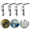 Tension Lock Box Closure, 90 Degree Coupling Bow Hook Closure,