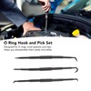 3PCS O Ring Hook and Pick Set Double Ended Flexible