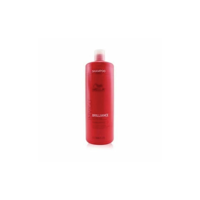 Wella Invigo Brilliance Color Protection Shampoo Fine-Normal Hair, 33.8-oz,