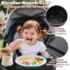 CebraBounze Snack Tray Compatible with Nuna, Universal Stroller Snack Tray