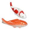YARNOW Set of 2 Floating Ceramic Fish for Pond Decoration