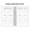 Agenda Escolar Diaria 2026 -2027 Personalizada Pasta Dura 10