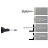 Self Drilling Drywall Plastic Anchors with Screws, Expansion Screws 100