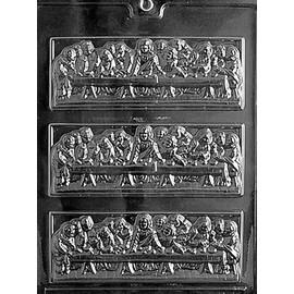 Grandmama's Goodies R022 Last Supper Bar Chocolate Candy Soap Mold with Exclusive Molding Instructions … (1)