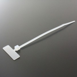 Taros TARO'S TS-MT110N Nylon Cable Ties Marking Ties 4.3 inches (110 mm), Pack of 100, Natural White