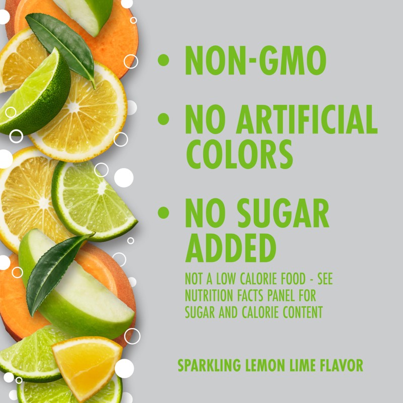 V8 +Energy Sparkling Lemon Lime Juice Energy Drink, 11.5 fl