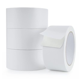 Lichamp Double Sided Carpet Tape 2" x 44 Yards, Hardwood Floors Carpet Tape for Area Rugs On Carpet Tile Rug Stickers Rug Gripper Tape, 11 Yards x 4 Rolls