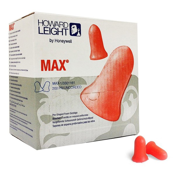 RTSMAX1 - Sperian MAX Preshaped Ear Plugs, 200 Count (Pack of 1)