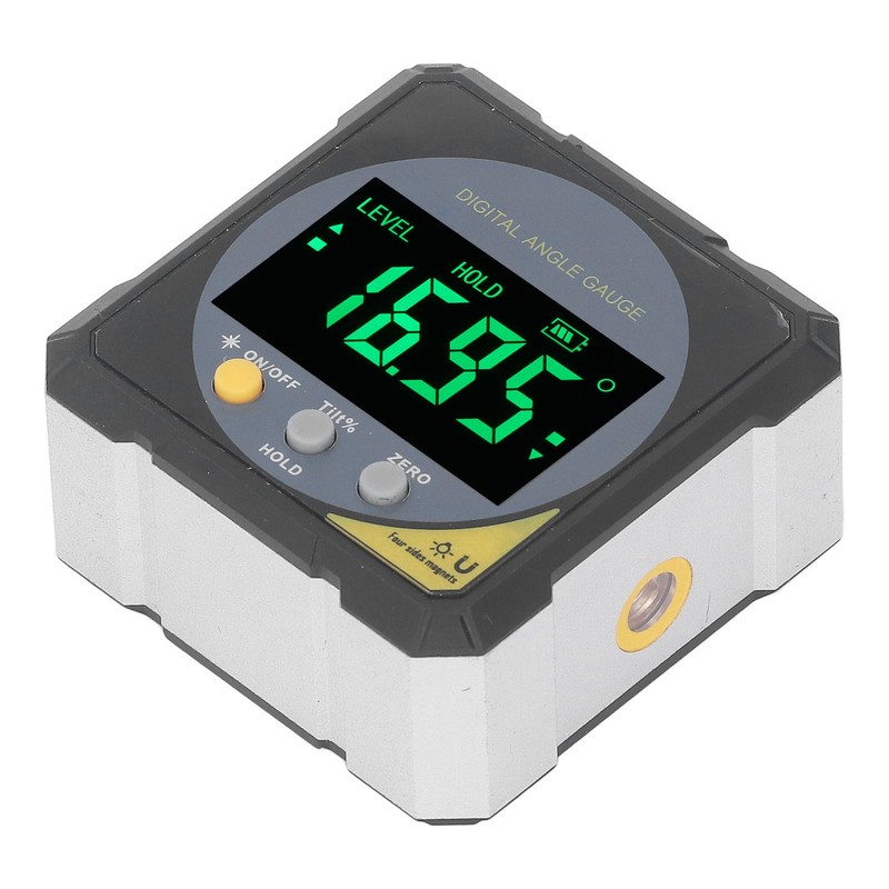 Black LCD Angle Finder Backlit IP54 Waterproof Digital LCD Screen