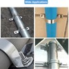 PEROMI 5Pcs 63mm Heavy Duty 2 Hole U-Tube Strap Clamp,Stainless