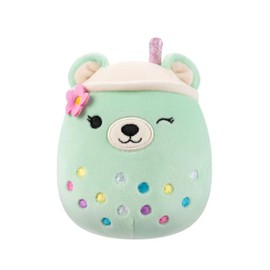 Squishmallows 2025 Original 8-Inch Easter A Squad Plush - Collectible Soft & Squishy Mini Stuffed Animal Toy - Add to Your Squad - Gift for Kids, Girls & Boys (Mae The Winking Bear Boba)