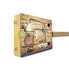"The Moonshiner" 3-string Illustrated Cigar Box Guitar - Beautiful Original