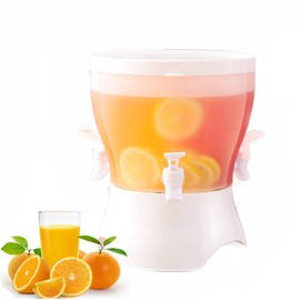 YUNNUO Cold Kettle with Faucet,Plastic Drink Dispenser for Fridge,Cold Kettle with Faucet in Refrigerator,Household Rotatable Large Capacity Cold Kettle (Heightened)